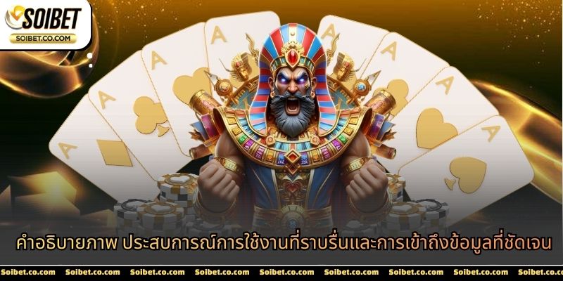 คำอธิบายภาพ ประสบการณ์การใช้งานที่ราบรื่นและการเข้าถึงข้อมูลที่ชัดเจน
