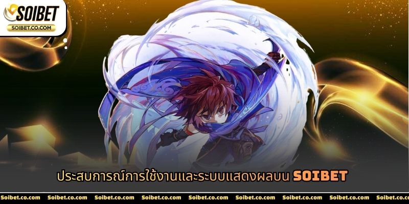 ประสบการณ์การใช้งานและระบบแสดงผลบน SOIBET