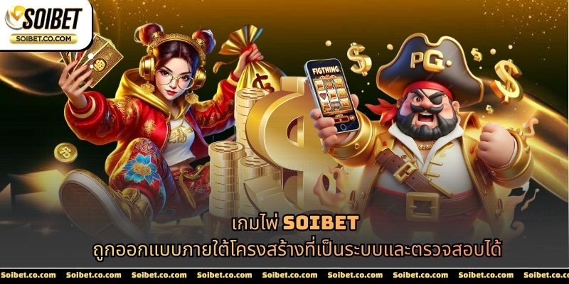 เกมไพ่ SOIBET ถูกออกแบบภายใต้โครงสร้างที่เป็นระบบและตรวจสอบได้